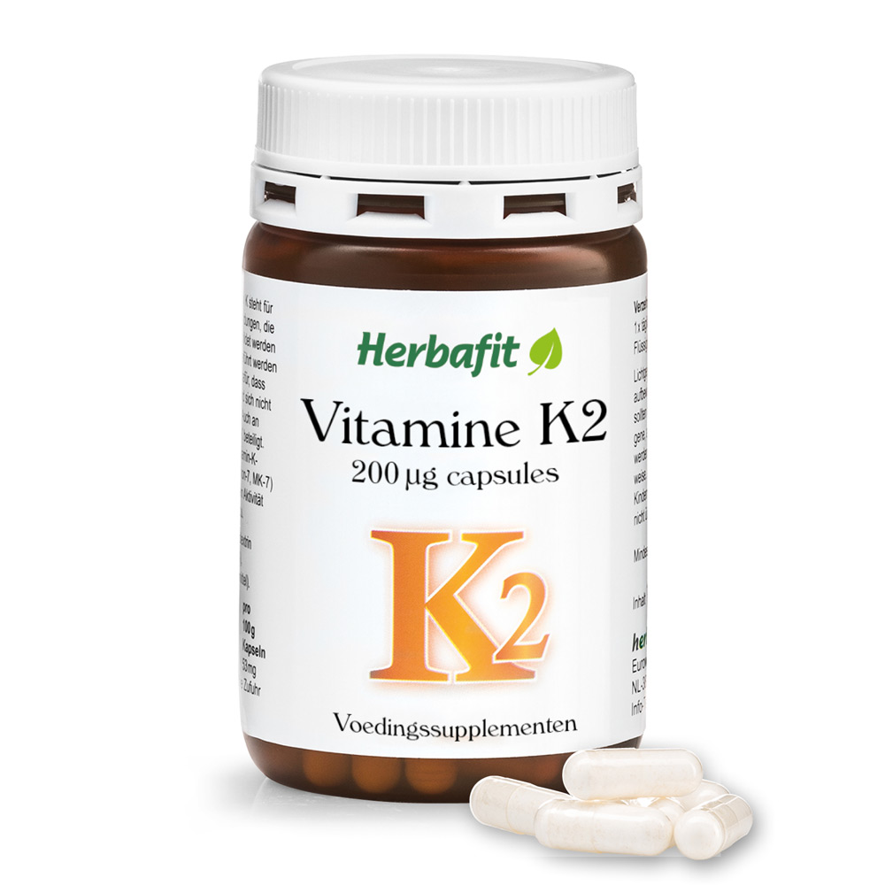 Bewonderenswaardig vaas familie Vitamine K2 200µg capsules nu goedkoop online kopen | Herbafit