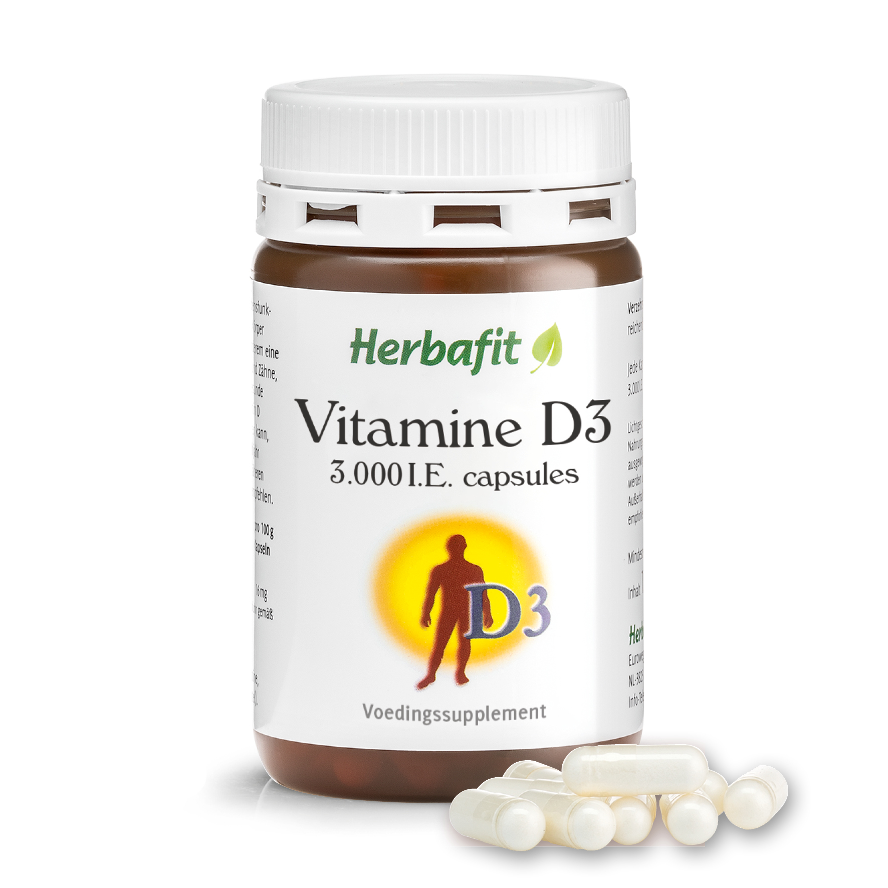 interieur slecht humeur Kalksteen Vitamine-D-3.000 I.E.-capsules nu goedkoop online kopen | Herbafit