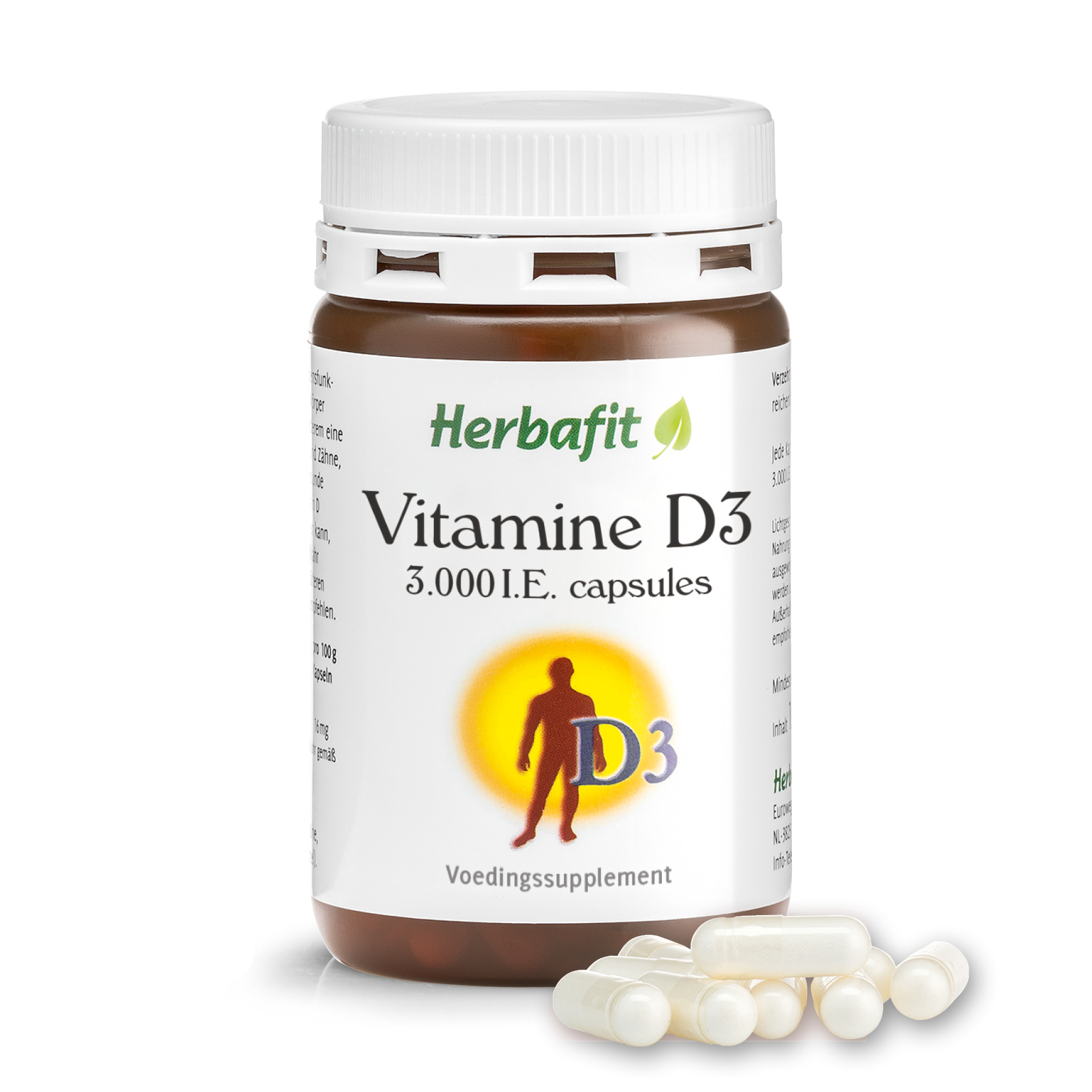 gemeenschap Jumping jack Snor Vitamine-D-3.000 I.E.-capsules nu goedkoop online kopen | Herbafit