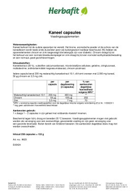 Kaneel-capsules 135 g