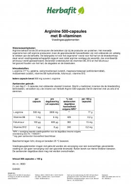 Arginine-500-capsules 192 g