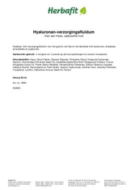 Hyaluronan-verzorgingsfluïdum 50 ml