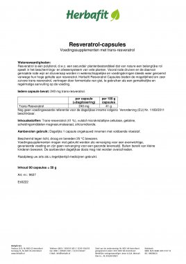 Resveratrol-capsules 50 g