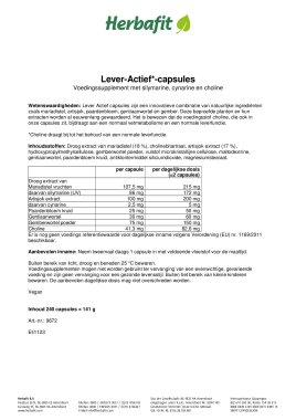 Lever-Actief*-capsules 145 g