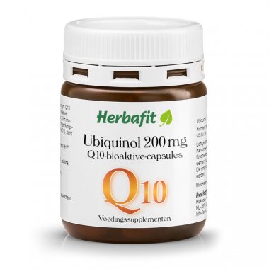 Ubiquinol 200 mg Q10-bioactieve-capsules 34 g